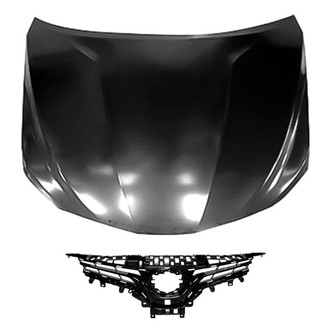 Sherman® - 2-Piece (Hood Panel, Grille) (CAPA Certified)