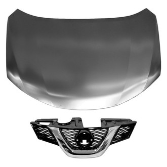 Sherman® - 2-Piece (Hood Panel, Grille) (CAPA Certified)