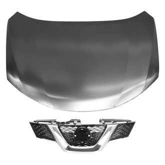 Sherman® - 2-Piece (Hood Panel, Grille) (CAPA Certified)