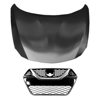 Sherman® BNDL-213752 - 2-Piece (Hood Panel, Grille) (CAPA Certified)