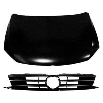 Sherman® - 2-Piece (Hood Panel, Grille) (Value Line)