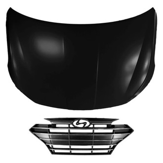 Sherman® - 2-Piece (Hood Panel, Grille) (CAPA Certified)