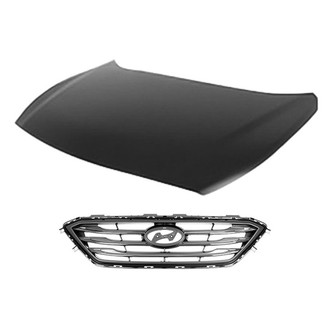 Sherman® - 2-Piece (Hood Panel, Grille) (Value Line)