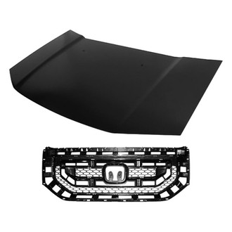 Sherman® - 2-Piece (Hood Panel, Grille) (Value Line)