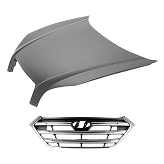 Sherman® - 2-Piece (Hood Panel, Grille) (Value Line)