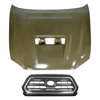 Sherman® - 2-Piece (Hood Panel, Grille) (Value Line)