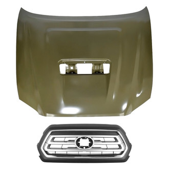 Sherman® - 2-Piece (Hood Panel, Grille) (Value Line)