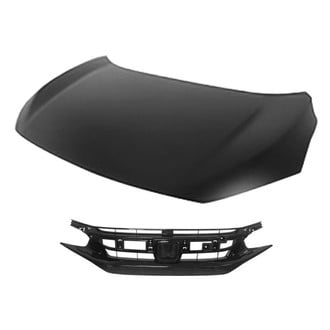 Sherman® - 2-Piece (Hood Panel, Grille) (CAPA Certified)