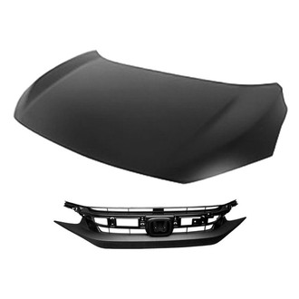 Sherman® - 2-Piece (Hood Panel, Grille) (CAPA Certified)