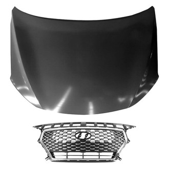 Sherman® - 2-Piece (Hood Panel, Grille) (CAPA Certified)
