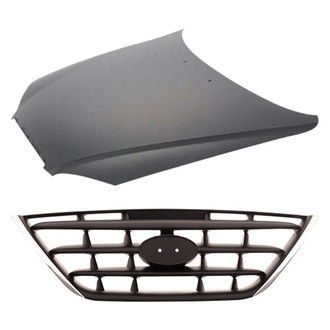 Sherman® - 2-Piece (Hood Panel, Grille) (Value Line)