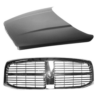 Sherman® - 2-Piece (Hood Panel, Grille) (Value Line)