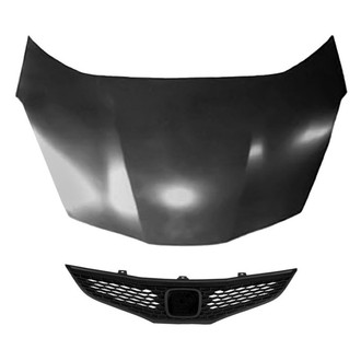 Sherman® BNDL-214448 - 2-Piece (Hood Panel, Grille) (CAPA Certified)