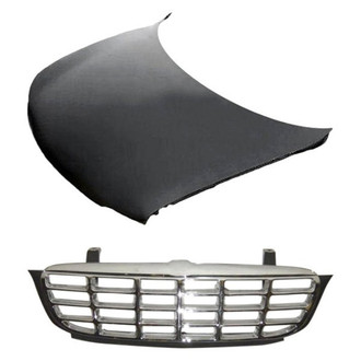 Sherman® - 2-Piece (Hood Panel, Grille) (Value Line)