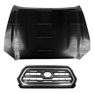 Sherman® - 2-Piece (Hood Panel, Grille) (CAPA Certified)
