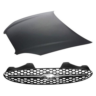 Sherman® - 2-Piece (Hood Panel, Grille) (Value Line)