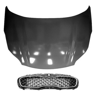 Sherman® - 2-Piece (Hood Panel, Grille) (Value Line)