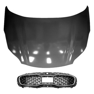 Sherman® - 2-Piece (Hood Panel, Grille) (Value Line)