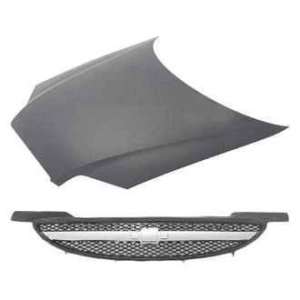 Sherman® - 2-Piece (Hood Panel, Grille) (Value Line)