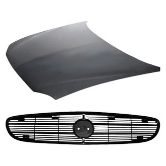 Sherman® BNDL-214550 - 2-Piece (Hood Panel, Grille) (Value Line)