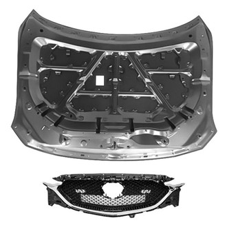 Sherman® BNDL-214558 - 2-Piece (Hood Panel, Grille) (Value Line)