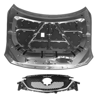 Sherman® - 2-Piece (Hood Panel, Grille) (Value Line)