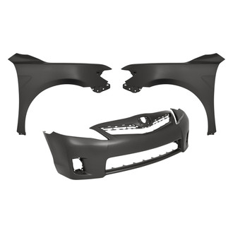 Sherman® - 3-Piece (Front Bumper Cover, Front Driver and Passenger Side Fender)