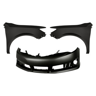 Sherman® - 3-Piece (Front Bumper Cover, Front Driver and Passenger Side Fender) (CAPA Certified)