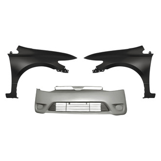 Sherman® - 3-Piece (Front Bumper Cover, Front Driver and Passenger Side Fender) (Value Line)