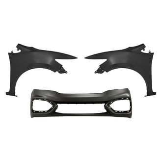 Sherman® - 3-Piece (Front Bumper Cover, Front Driver and Passenger Side Fender) (Value Line)