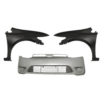 Sherman® - 3-Piece (Front Bumper Cover, Front Driver and Passenger Side Fender) (CAPA Certified)