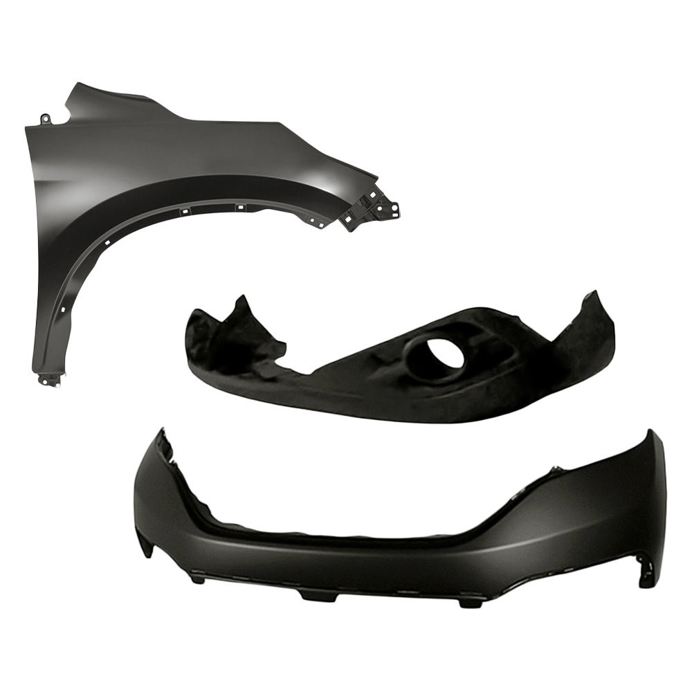 Set Of 2 Rear Bumper Brackets For 2012-2014 Honda CR-V - Left & Right Side