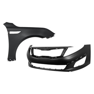 Sherman® - 2-Piece (Front Bumper Cover, Front Passenger Side Fender) (Value Line)