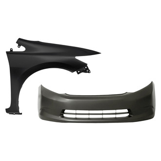 Sherman® - 2-Piece (Front Bumper Cover, Front Passenger Side Fender) (CAPA Certified)