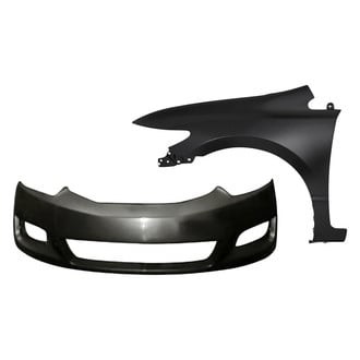 Sherman® - 2-Piece (Front Bumper Cover, Front Driver Side Fender) (CAPA Certified)