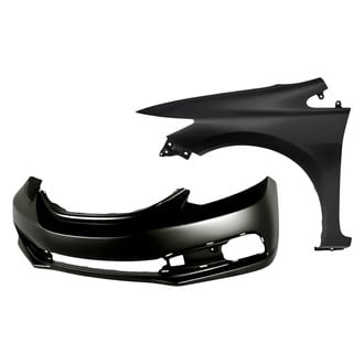 Sherman® - 2-Piece (Front Bumper Cover, Front Driver Side Fender) (CAPA Certified)