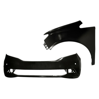 Sherman® - 2-Piece (Front Bumper Cover, Front Driver Side Fender) (CAPA Certified)