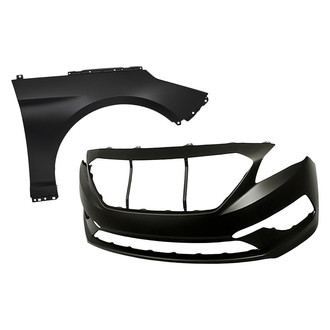 Sherman® - 2-Piece (Front Bumper Cover, Front Passenger Side Fender) (Value Line)