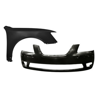 Sherman® - 2-Piece (Front Bumper Cover, Front Passenger Side Fender) (CAPA Certified)