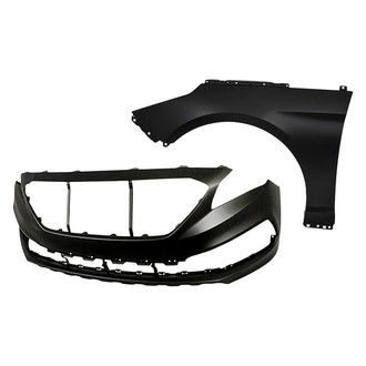 Sherman® - 2-Piece (Front Bumper Cover, Front Driver Side Fender) (Value Line)