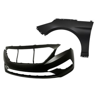 Sherman® - 2-Piece (Front Bumper Cover, Front Driver Side Fender) (Value Line)