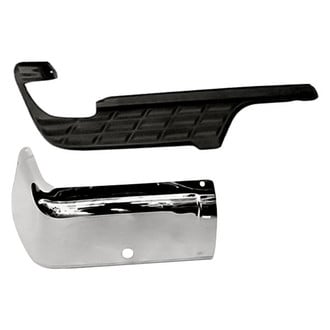 Sherman® - 2-Piece (Rear Passenger Side Bumper End, Rear Passenger Side Bumper Step Pad) (Value Line)