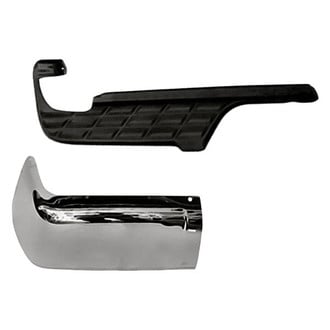Sherman® - 2-Piece (Rear Passenger Side Bumper End, Rear Passenger Side Bumper Step Pad) (Value Line)