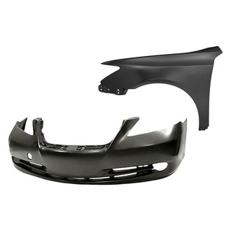 Sherman® - 2-Piece (Front Bumper Cover, Front Driver Side Fender) (CAPA Certified)