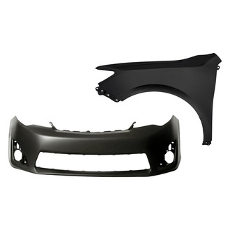 Sherman® - 2-Piece (Front Bumper Cover, Front Driver Side Fender) (Value Line)