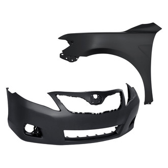 Sherman® - 2-Piece (Front Bumper Cover, Front Driver Side Fender) (CAPA Certified)