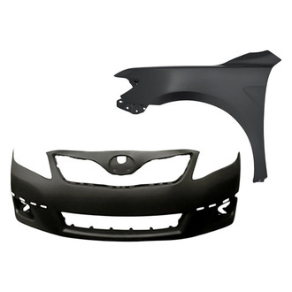 Sherman® - 2-Piece (Front Bumper Cover, Front Driver Side Fender) (CAPA Certified)