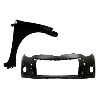 Sherman® - 2-Piece (Front Bumper Cover, Front Passenger Side Fender) (Value Line)