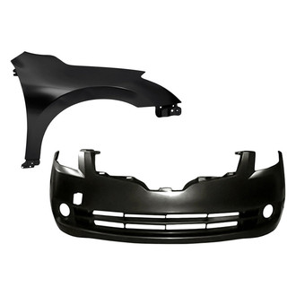 Sherman® - 2-Piece (Front Bumper Cover, Front Passenger Side Fender) (Value Line)