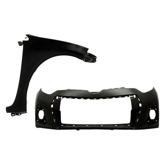 Sherman® - 2-Piece (Front Bumper Cover, Front Passenger Side Fender) (CAPA Certified)